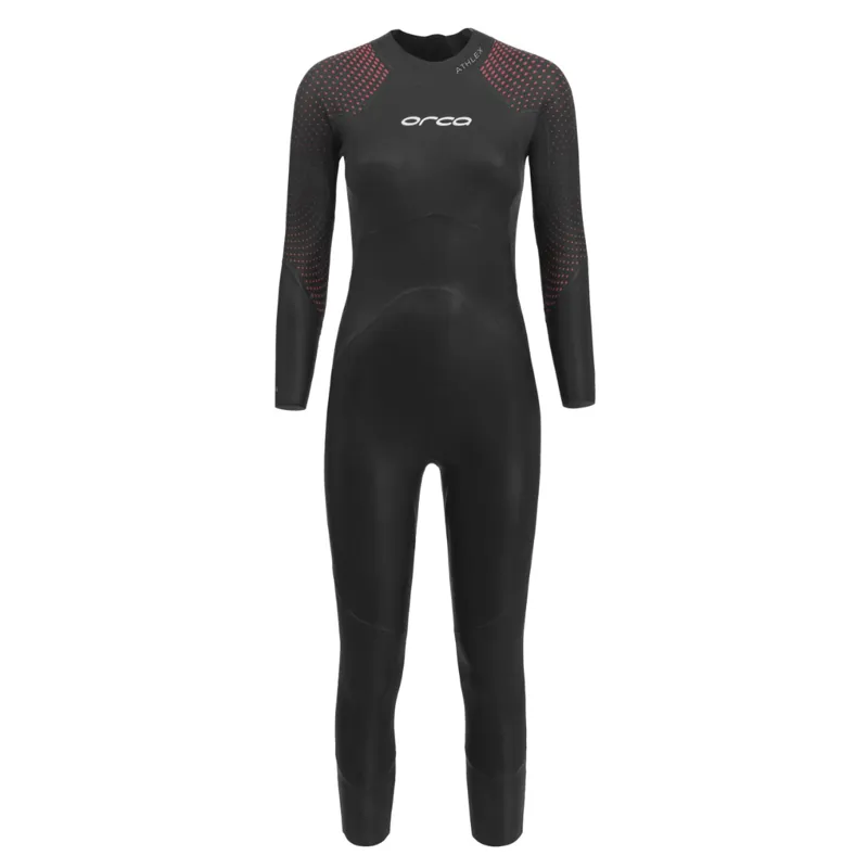 Orca Women's Athlex Float Wetsuit in Red Buoyancy